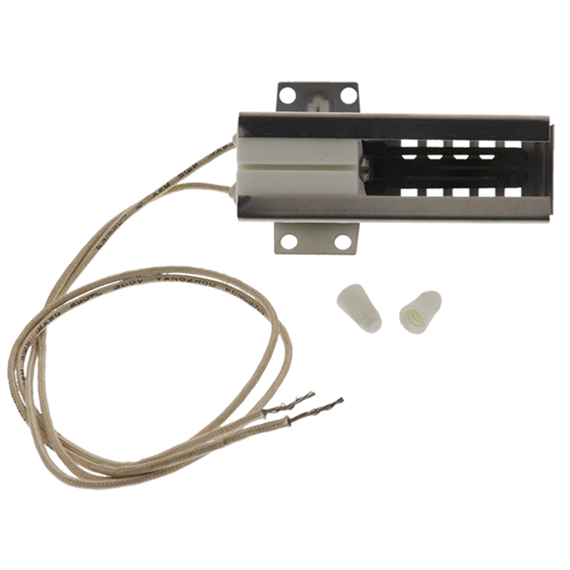 ERP Replacement Flat-Style Gas Range Oven Igniter — Compatible with GE, Electrolux, Whirlpool, Brown, Model# IG9998